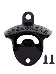 1 dụng cụ mở bia bằng thép không gỉ - màu đen - Xem 1