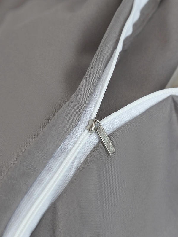 Solid Color Duvet Cover Without Filler, Modern Polyester Bedding Duvet