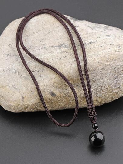 Men Bead Charm Necklace, For Jewelry Gift And Party