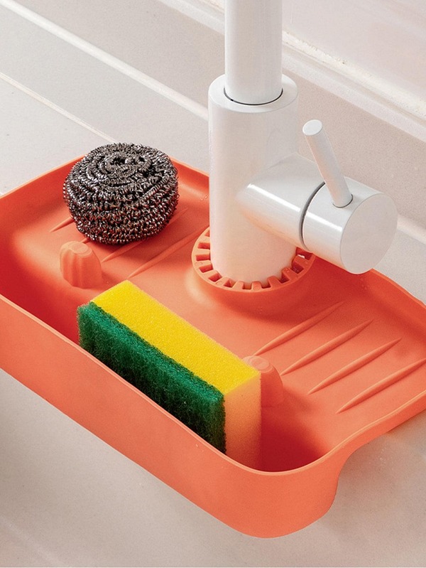 1pc TPE Sink Drying Rack, Modernist Over The Sink Dish Rack For Kitchen SHEIN USA