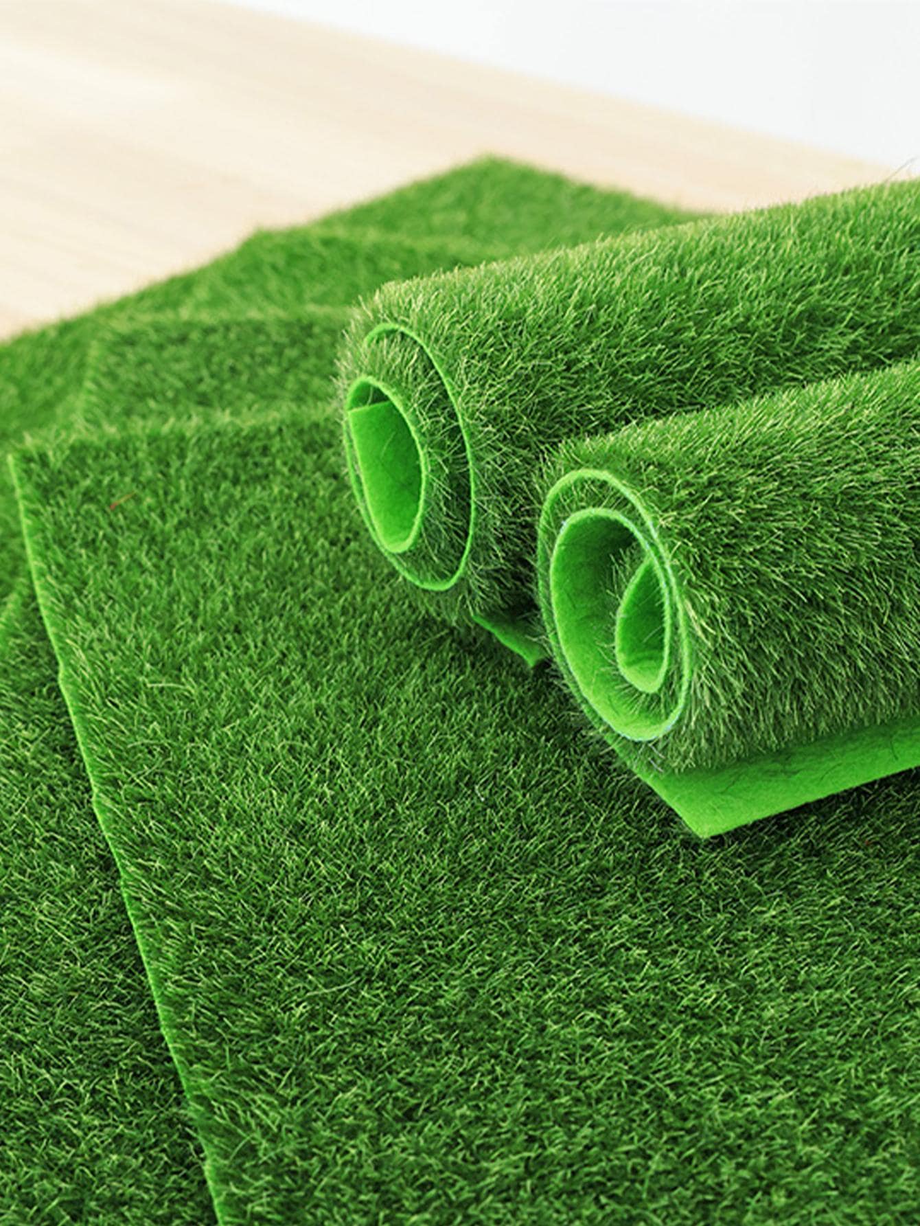 1 PVC Lá Nhân Tạo, Trang Trí Lá Xanh Dễ Thương Cho Trang Trí Nhà Và Tiệc - màu xanh lá - Xem 1