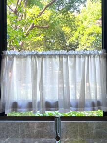 1pc Hollow Out Window Valance - White - View 6