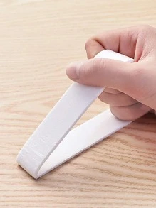 2rolls Solid Color Double-sided Adhesive Tape, Simple Multi-purpose Double Sided Tape For School, Office - White - View 2