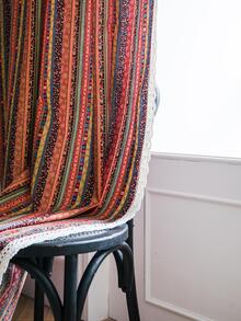 幾何樣式單片窗簾 - 彩色 - 查看 4