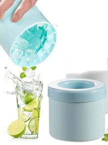 1入組矽膠冰塊模具 - 淺藍色 - 查看 5