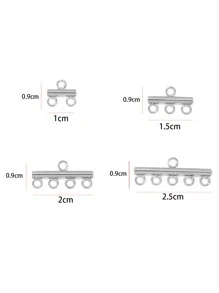 10 件/批不銹鋼多層鏈扣串連接器 Diy 珠寶配件連接器