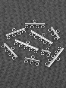 10 件/批不銹鋼多層鏈扣串連接器 Diy 珠寶配件連接器