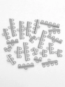 10 件/批不銹鋼多層鏈扣串連接器 Diy 珠寶配件連接器