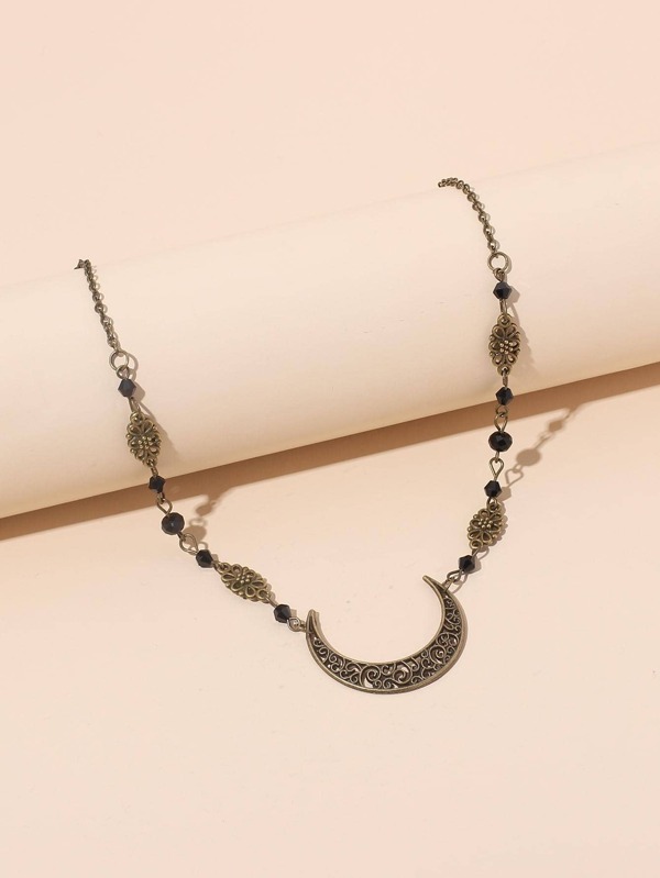 Moon Pendant Necklace