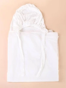1pc Women Solid Fashion Hijab For Daily Life - White - View 4