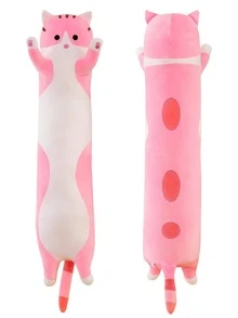 1 pieza Cojín decorativo con diseño de gato - Rosa - Ver 2