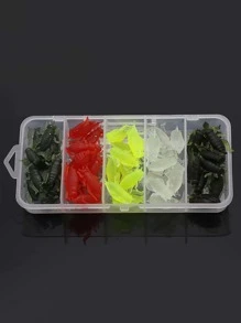 50pcs Soft Fishing Lure Kit Fishing Bait Fake Artificial Lure Soft Plastic Cricket Insect - Multicolor - View 1