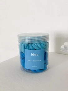 250 chiếc Dây buộc tóc màu Dopamine rắn thông thường dành cho nữ/bé gái - Nhiều màu - Xem 6