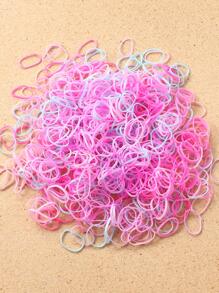 2000pcs/Pack Small Hair Ties/Scrunchies For Women Ponytail Holders ,Head Piece - Multicolor - View 3