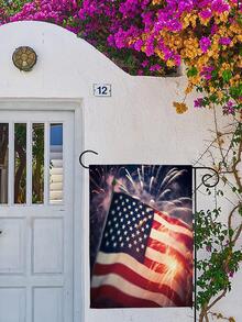 1入組獨立日圖案國旗圖案花園旗幟 - 彩色 - 查看 4