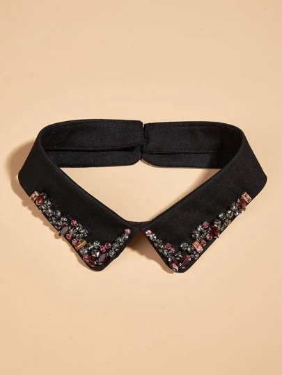 水鑽裝飾假領子