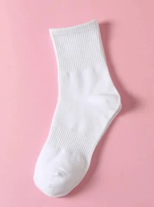 Solid Bucket Hat  & 1pair Socks - Multicolor - View 5