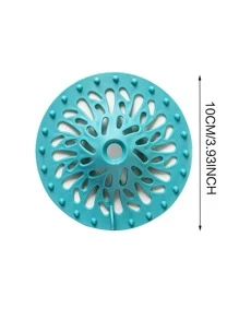 1 cái TPR Solid Hair Stopper, Cống sàn đơn giản tối giản cho gia đình - Màu vàng - Xem 2