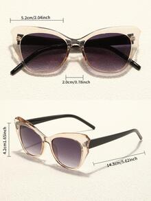 貓眼墨鏡 - 紫色 - 查看 5