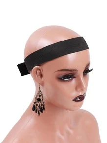 2入組素色假髮髮箍和1入組雙面假髮刷和1入組梳子