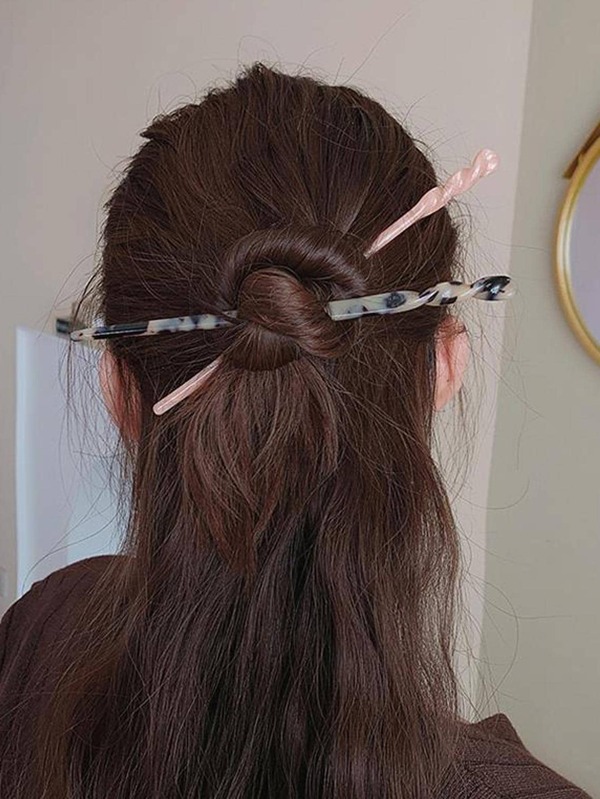 6pcs Graphic Hair Pin SHEIN UK