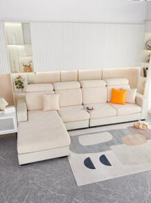 1 Bọc Ghế Sofa Chắc Chắn, Bọc Ghế Sofa Đơn Giản Cho Gia Đình - Màu be - Xem 4