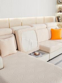 1 Bọc Ghế Sofa Chắc Chắn, Bọc Ghế Sofa Đơn Giản Cho Gia Đình - Màu be - Xem 3