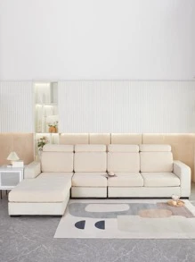 1 Bọc Ghế Sofa Chắc Chắn, Bọc Ghế Sofa Đơn Giản Cho Gia Đình - Màu be - Xem 2