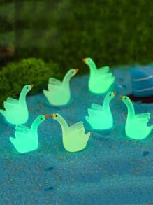 6pcs Swan Design Garden Decoration Craft - Multicolor - View 2