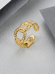 Nhẫn đơn - Vàng - Xem 2