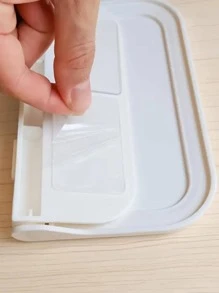 1 PC Nhựa Giá Để Đồ Phòng Tắm, Màu Trắng Hiện Đại Có Thể Gập Lại Không Cần Đấm Treo Tường Phòng Tắm Điện Thoại Giá Để Đồ Cho Phòng Tắm - trắng - Xem 6