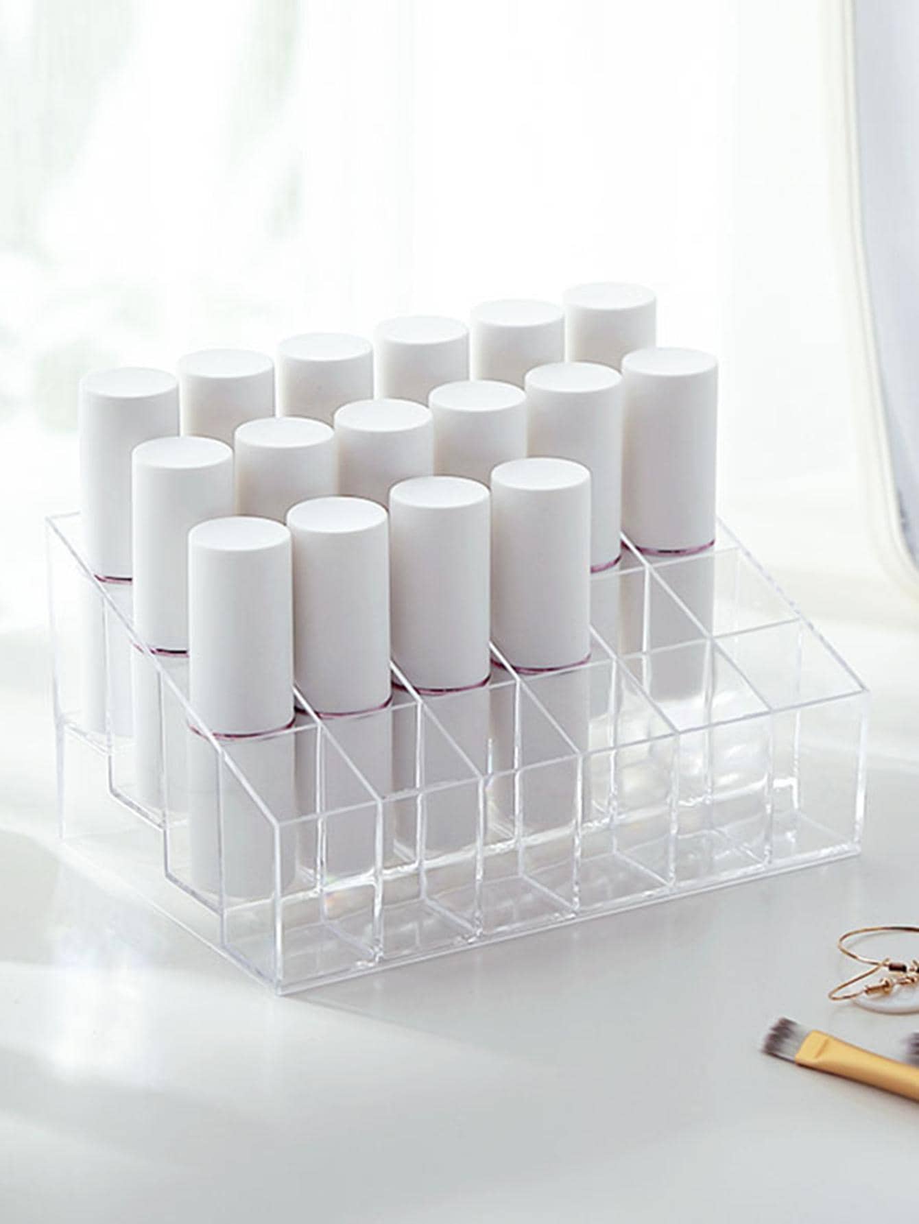 1入組透明口紅收納盒 - 無色 - 查看 1