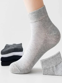 5 Đôi Tất Cho Nữ Chắc Chắn Thoáng Khí Thấm Hút Mồ Hôi Cổ Vớ Mắt Cá Chân Cho Cuộc Sống Hàng Ngày - Nhiều màu - Xem 3