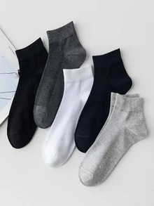 5 Đôi Tất Cho Nữ Chắc Chắn Thoáng Khí Thấm Hút Mồ Hôi Cổ Vớ Mắt Cá Chân Cho Cuộc Sống Hàng Ngày - Nhiều màu - Xem 4