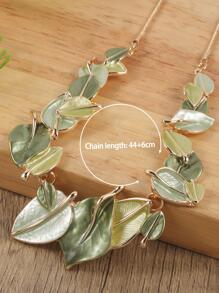 3 Cái/bộ Thời Trang Hợp Kim Kẽm Lá Trang Trí Bộ Trang Sức Cho Phụ Nữ Để Trang Trí Hàng Ngày - màu xanh lá - Xem 2