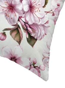 1入組無填充物花卉圖案靠墊套現代織物裝飾抱枕套 - 彩色 - 查看 3