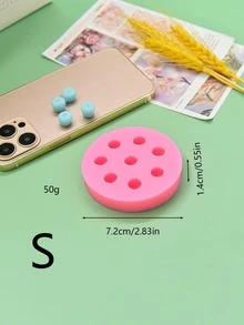 1入組矽膠現代水果設計矽膠模具適用於手工 - 粉色 - 查看 3