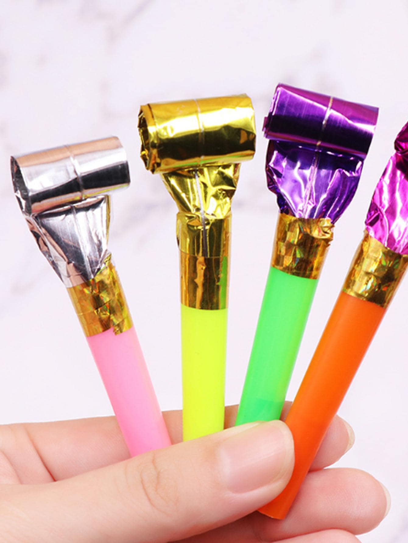 20 chiếc máy thổi tiệc màu ngẫu nhiên - Nhiều màu - Xem 1