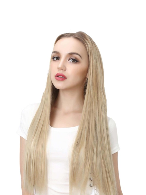 Clip In Long Straight Synthetic Hair Extension SHEIN UK
