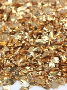 1pack 2-4mm 45g/Pack Fashionable Art Crushed Glass Nail Asymmetrical Glass Sand DIY Jewelry Accessory For Women For DIY Jewelry Making