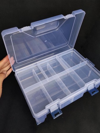 1入組塑膠首飾類收納現代透明珠寶收納盒收納盒