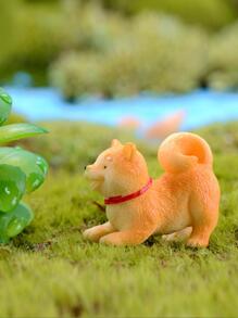 1 cái Cartoon Dog Đồ thủ công trang trí, đồ trang trí nghệ thuật dễ thương để trang trí nhà cửa - Màu vàng - Xem 5