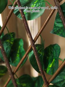 1pc Fake Leaf Vine - Green - View 5