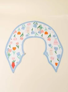 1 Pc Tulip Pattern Women Detachable Collar, Women Scarf
