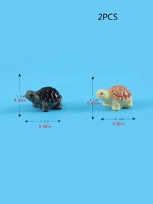 2入組龜設計園林裝飾擺件