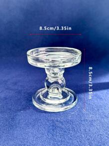 3入組透明燭臺
