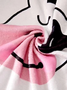 1pc Cow Pattern Blanket, Cute Flannelette Throw Blanket, For Home, Gift - Multicolor - View 5