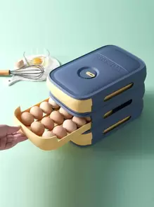 1入組雙色雞蛋收納盒 - 藍色 - 查看 1