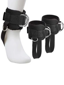 Adjustable Comfort Ankle Fitness Strap - Black - View 3