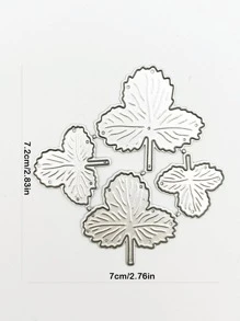1pc Butterfly Shaped Cutting Die - Silver - View 6